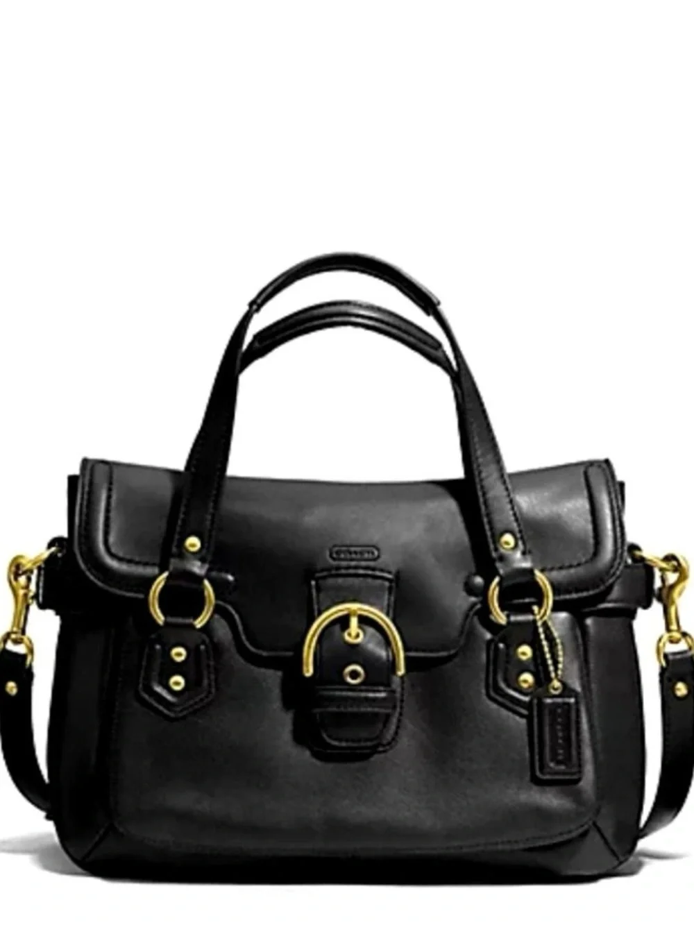 Campbell Leather Eva Flap Messanger Satchel